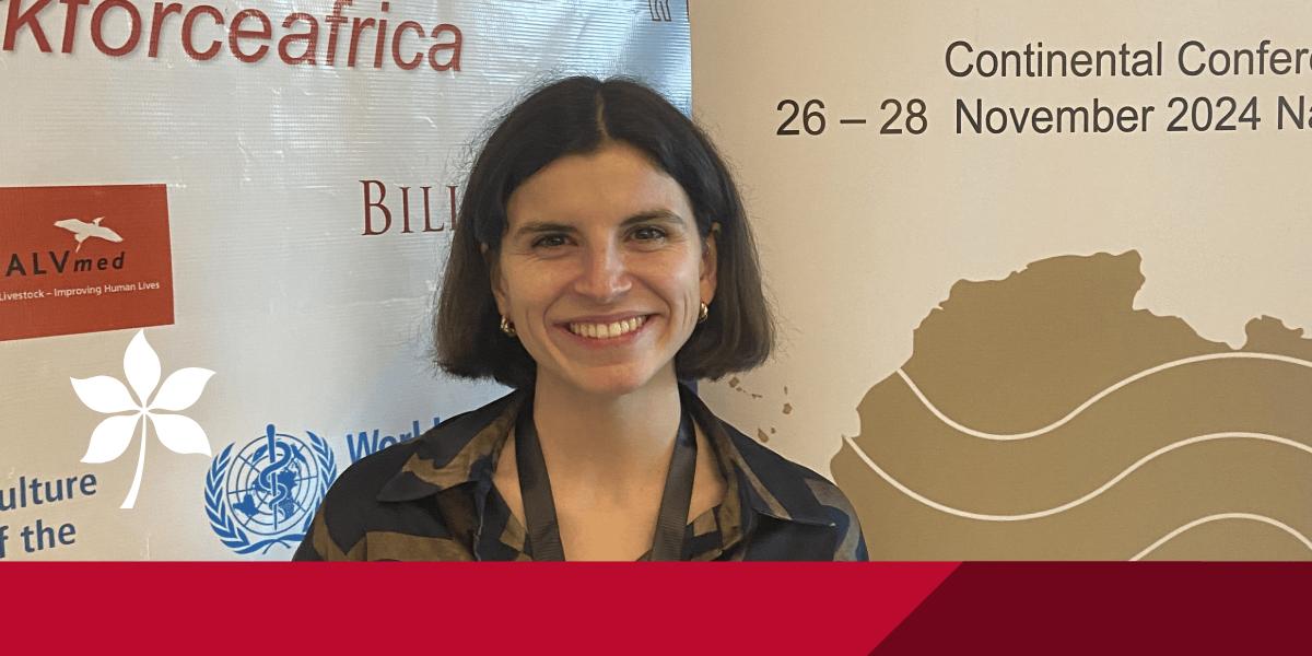 Alice Matos attending the WOAH Africa Continental Conference in Nairobi, Kenya November 26-28, 2024 on behalf of the project/team. 